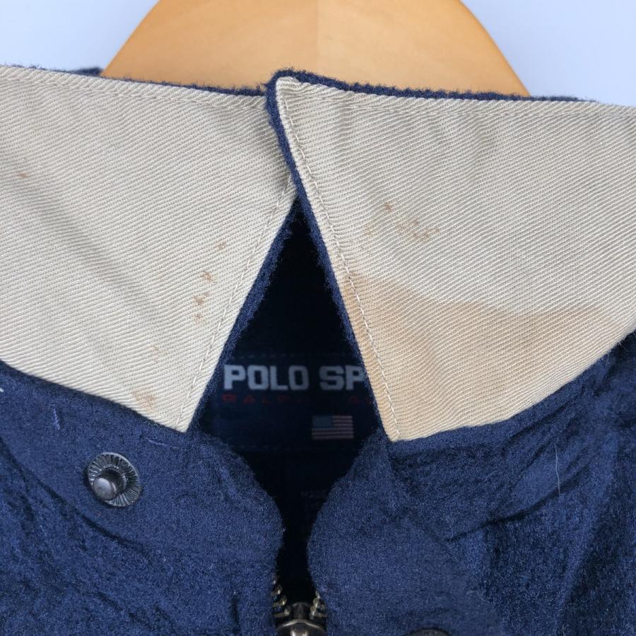 古着 90年代 ラルフローレン Ralph Lauren POLO SPORT ポロスポーツ スイングトップタイプ フリースジャケット USA製 メンズM相当/eaa616884 古着 90年代 ラルフローレン POLO SPORT ポロスポーツ スイングトップ