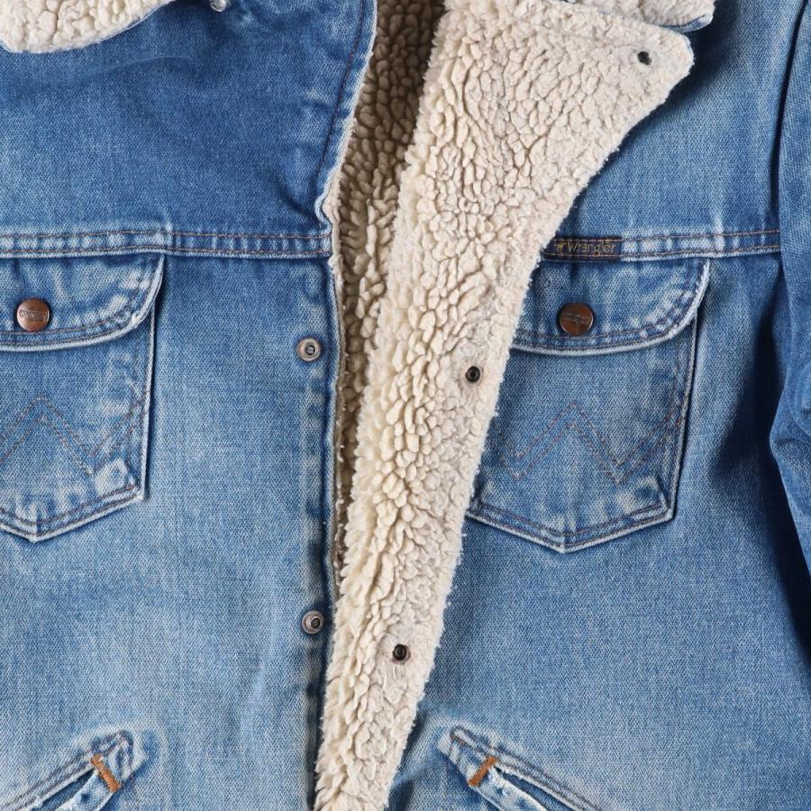 Wrangler（ラングラー） 古着 80~90年代 デニムボアジャケット USA製