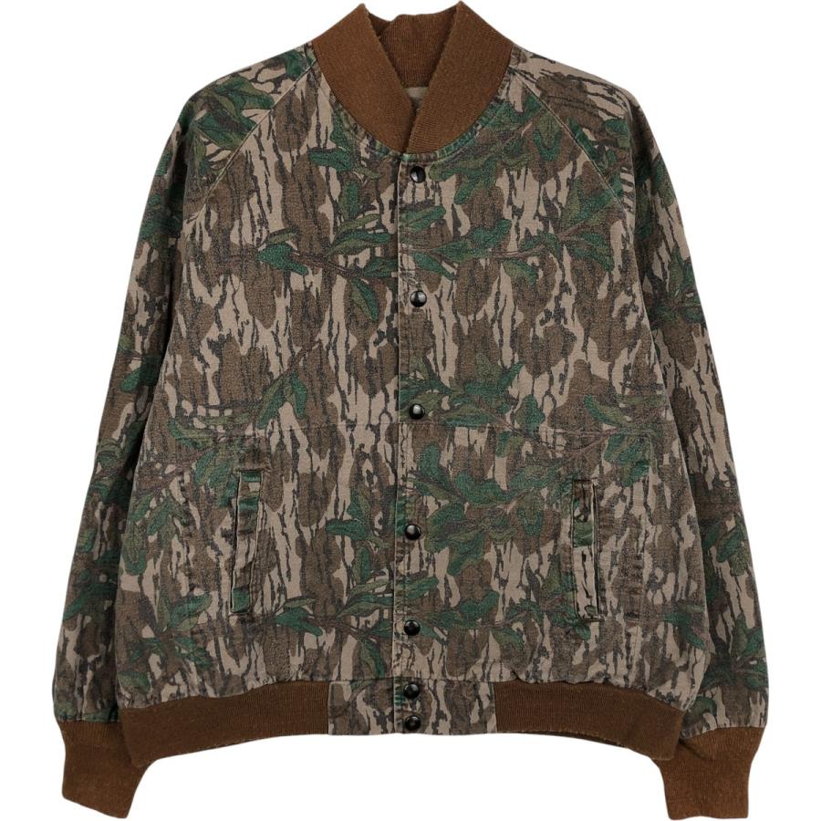古着 80~90年代 MOSSY OAK 迷彩柄 リアルツリーカモ コットンブルゾン 