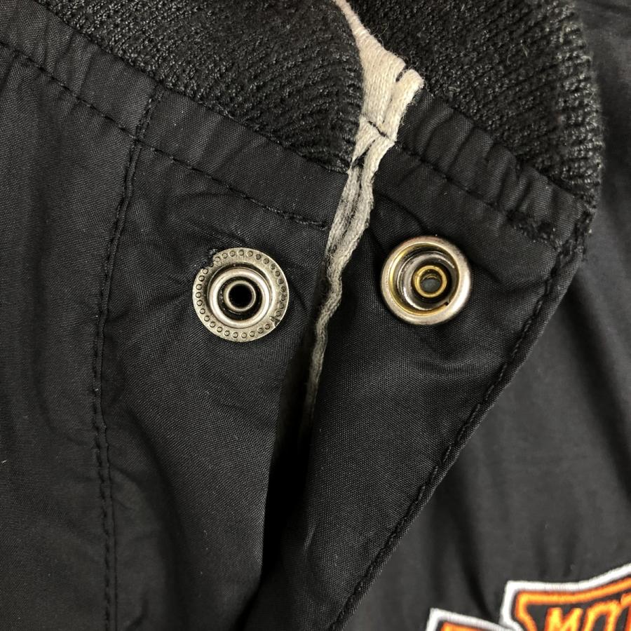 古着 ハーレーダビッドソン Harley-Davidson ハーフボタン プル