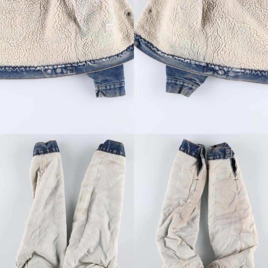 古着 80~90年代 リーバイス Levi's 70608-0216 中綿入り デニムボアジャケット USA製 メンズM相当 ヴィンテージ/eaa616984 Levi's（リーバイス） 古着 80~90年代 Levi's 70608-0216 中綿入り