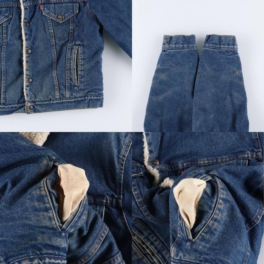 Levi's（リーバイス） 古着 80~90年代 中綿入り デニムボアジャケット