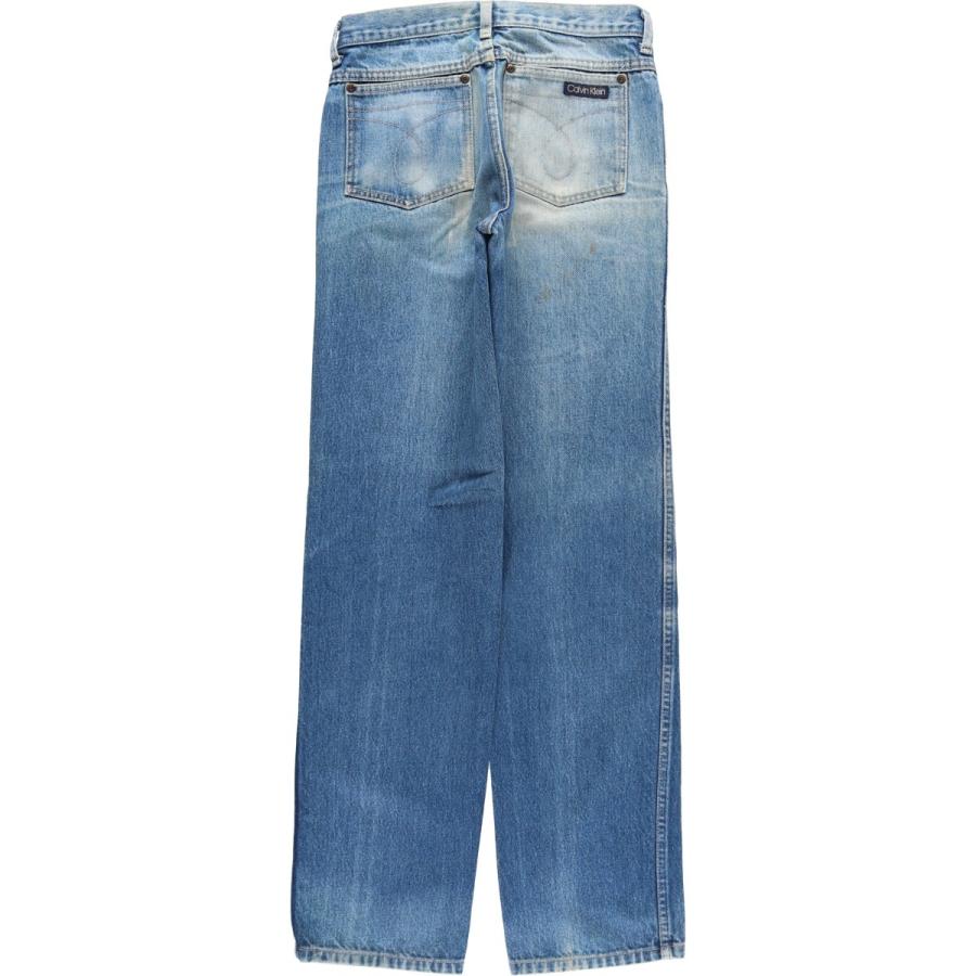 古着 80年代 カルバンクライン Calvin klein ストレートデニムパンツ USA製 レディースL(w29)相当 ヴィンテージ /eaa617061_1