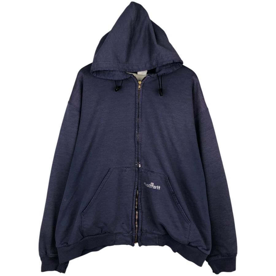 Carhartt（カーハート） 古着 スウェットフルジップパーカー メンズXXL