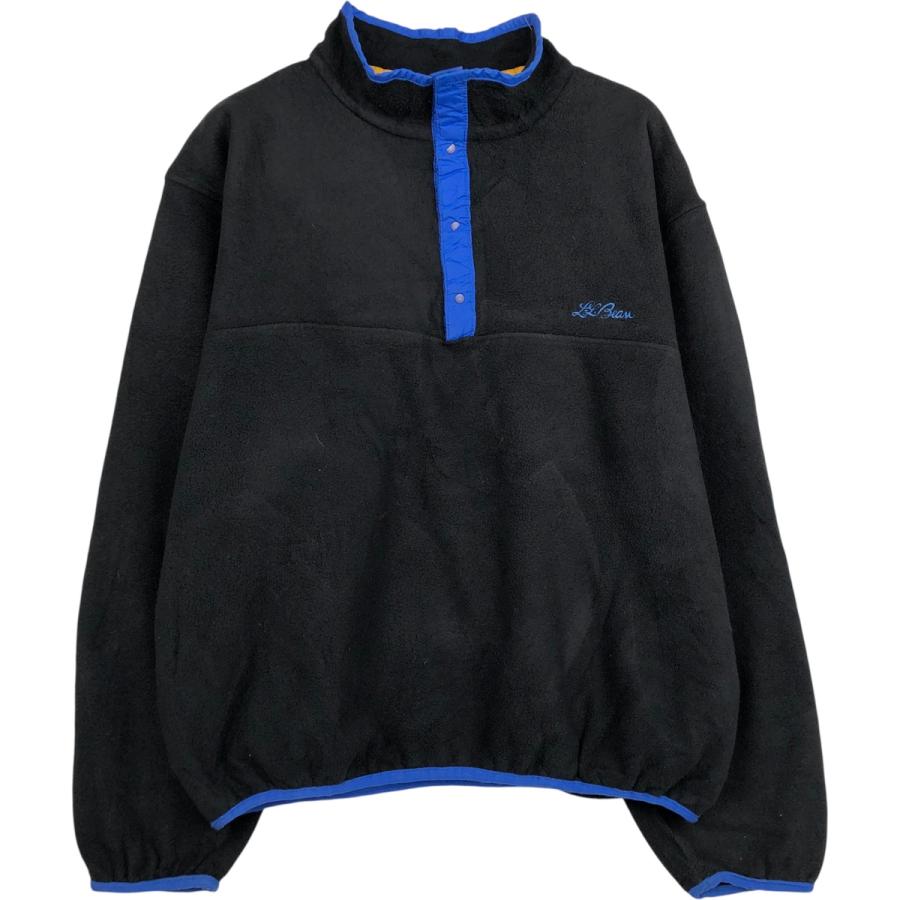 L.L.Bean（エルエルビーン） 古着 80~90年代 ハーフスナップ フリース 