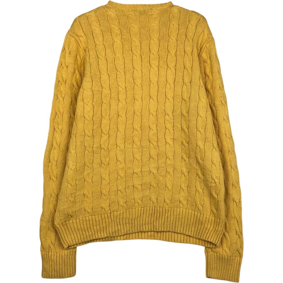 古着 ラルフローレン Ralph Lauren POLO RALPH LAUREN ケーブル編み コットンニットセーター レディースM相当/eaa617780 古着 ラルフローレン Ralph Lauren POLO RALPH LAUREN ケーブル編み