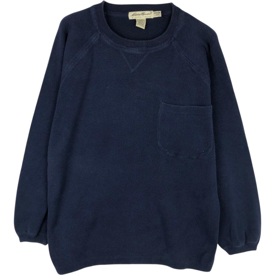 古着 00年代 エディーバウアー Eddie Bauer コットンニットセーター 英国製 レディースS相当/eaa617794 Eddie Bauer（エディーバウアー） 古着 00年代 コットンニットセーター