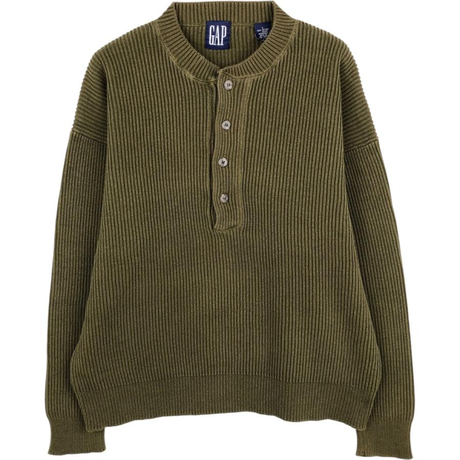 GAP（ギャップ） 古着 90年代 オールドギャップ リブ編み ヘンリー