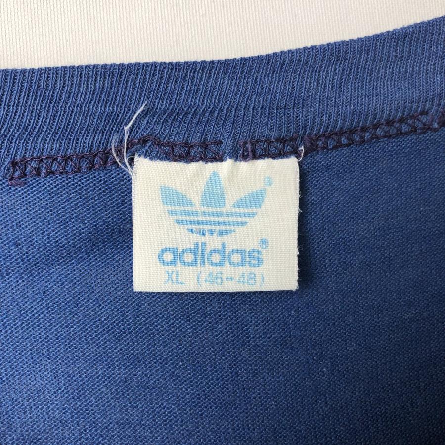 adidas（アディダス） 古着 80年代 トレフォイルロゴ ロゴプリントT