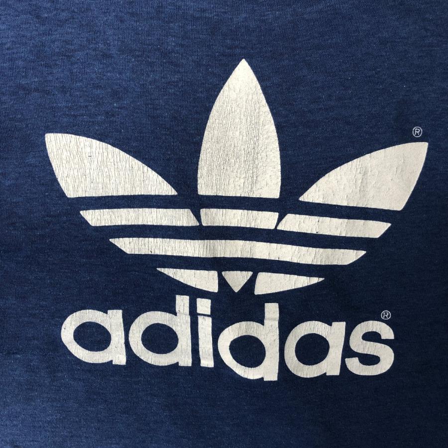 adidas（アディダス） 古着 80年代 トレフォイルロゴ ロゴプリントT