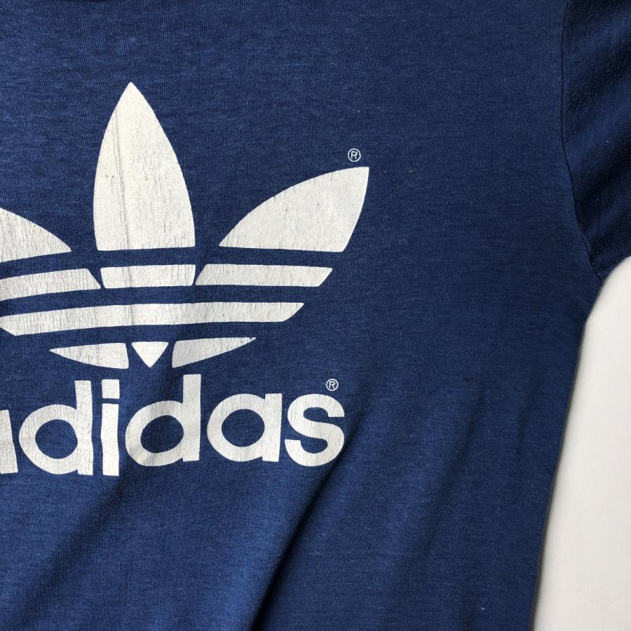 adidas（アディダス） 古着 80年代 トレフォイルロゴ ロゴプリントT