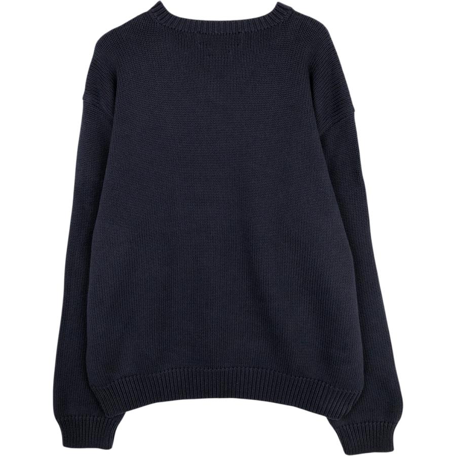 古着 ラルフローレン Ralph Lauren POLO by Vネック コットンニット