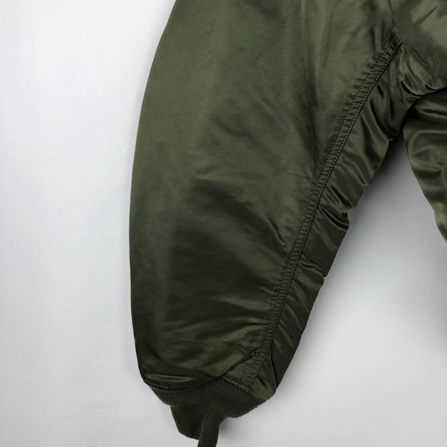 古着 民間品 アルファ ALPHA MA-1タイプ 中綿入り ミリタリー フライト