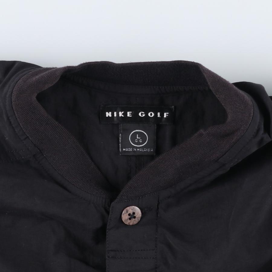 NIKE（ナイキ） 古着 90年代 NIKE GOLF ゴルフ ハーフボタン ナイロン 