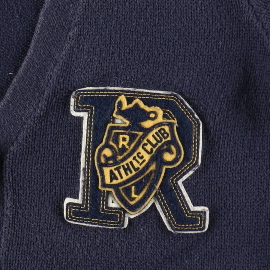 古着 ラルフローレン Ralph Lauren レタードニットカーディガン