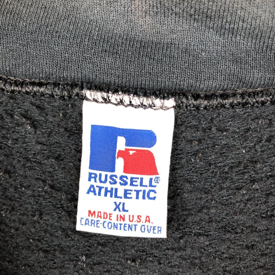 古着 90年代 ラッセル Russell ハーフジップスウェットシャツ