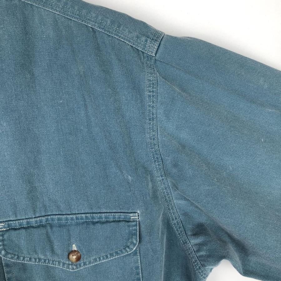Eddie Bauer（エディーバウアー） 古着 80~90年代 黒タグ 長袖 ワーク