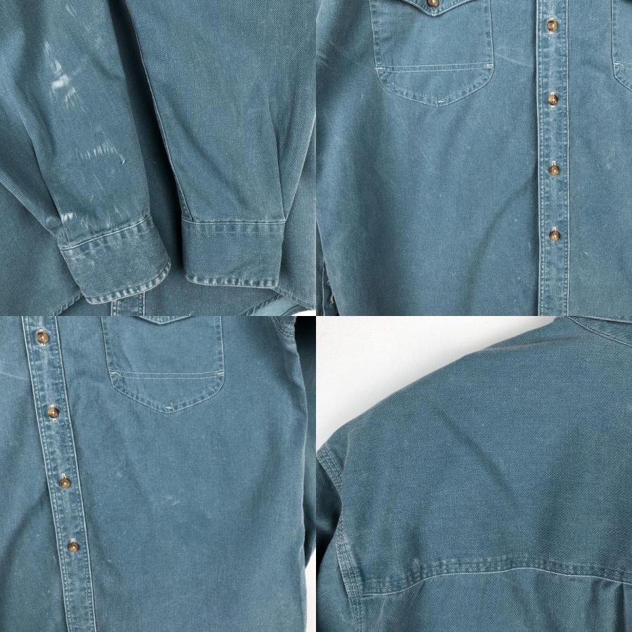 Eddie Bauer（エディーバウアー） 古着 80~90年代 黒タグ 長袖 ワーク