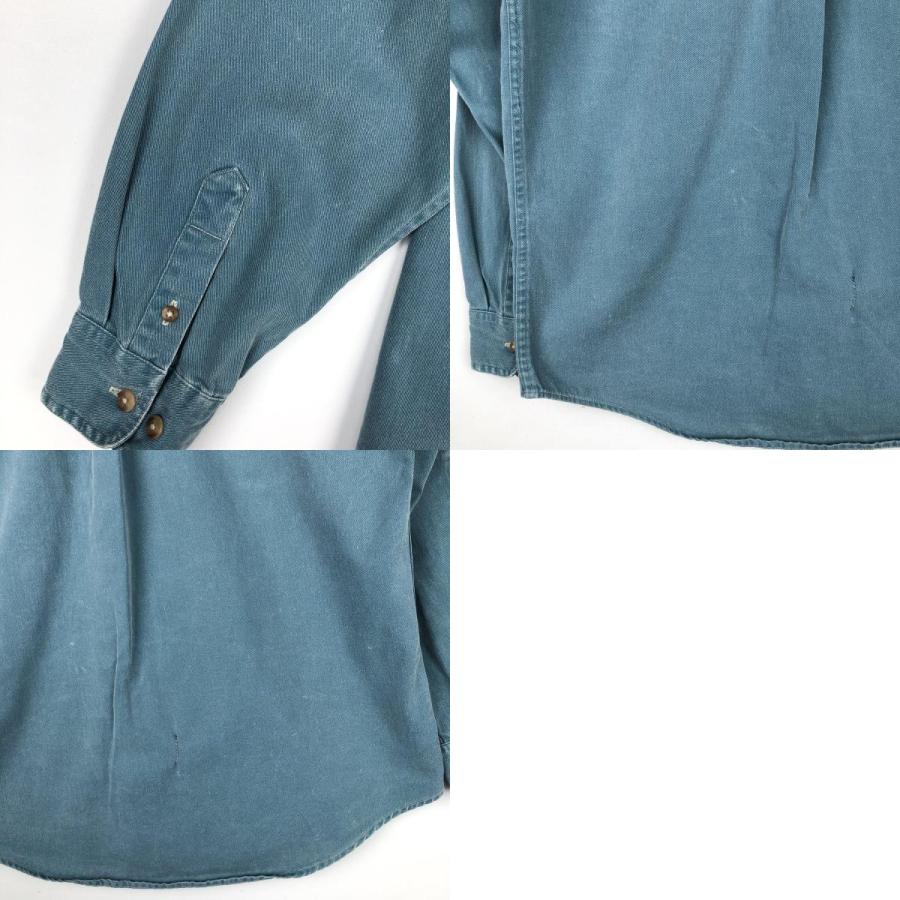 Eddie Bauer（エディーバウアー） 古着 80~90年代 黒タグ 長袖 ワーク