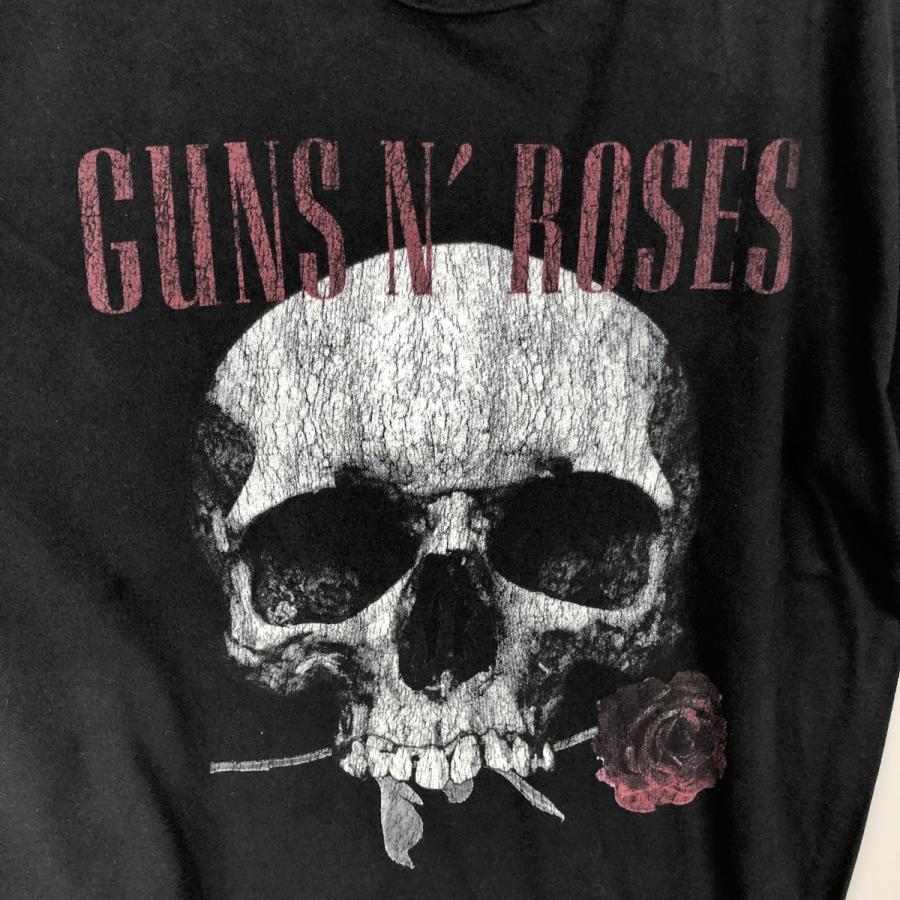 古着 GUNS N' ROSES ガンズアンドローゼズ ドクロ柄 スカル柄 バンドT