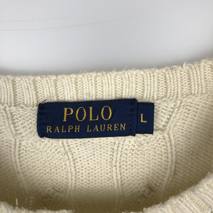 古着 ラルフローレン Ralph Lauren POLO by ケーブル編み コットン
