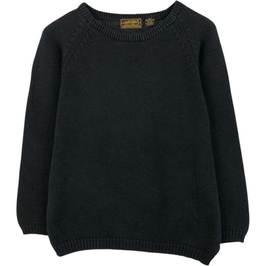 Eddie Bauer 80s 90s 黒タグ コットンニット Eddie Bauer（エディーバウアー） 古着 80~90年代 黒タグ コットン