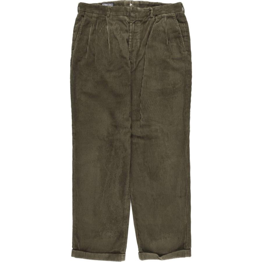 古着 80~90年代 ランズエンド LANDS' END 太畝 ツータック コーデュロイパンツ USA製 メンズw36相当 ヴィンテージ/eaa619330 古着 80~90年代 ランズエンド LANDS' END 太畝 ツータック