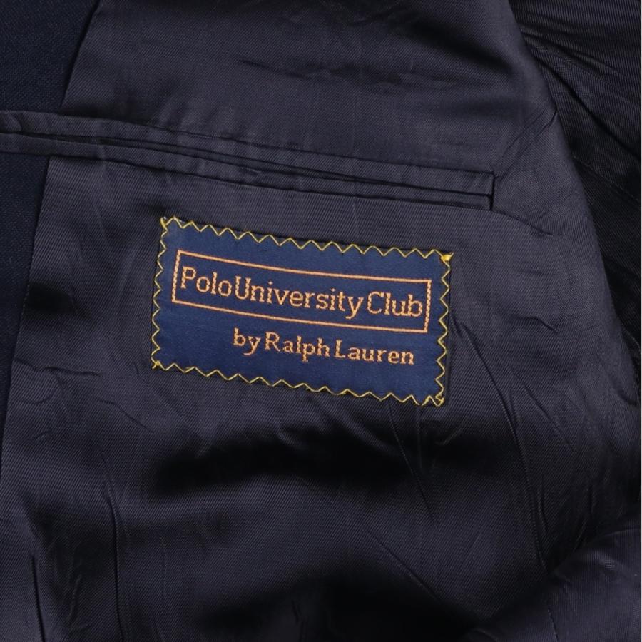 古着 80~90年代 ラルフローレン POLO UNIVERSITY CLUB 紺ブレザー