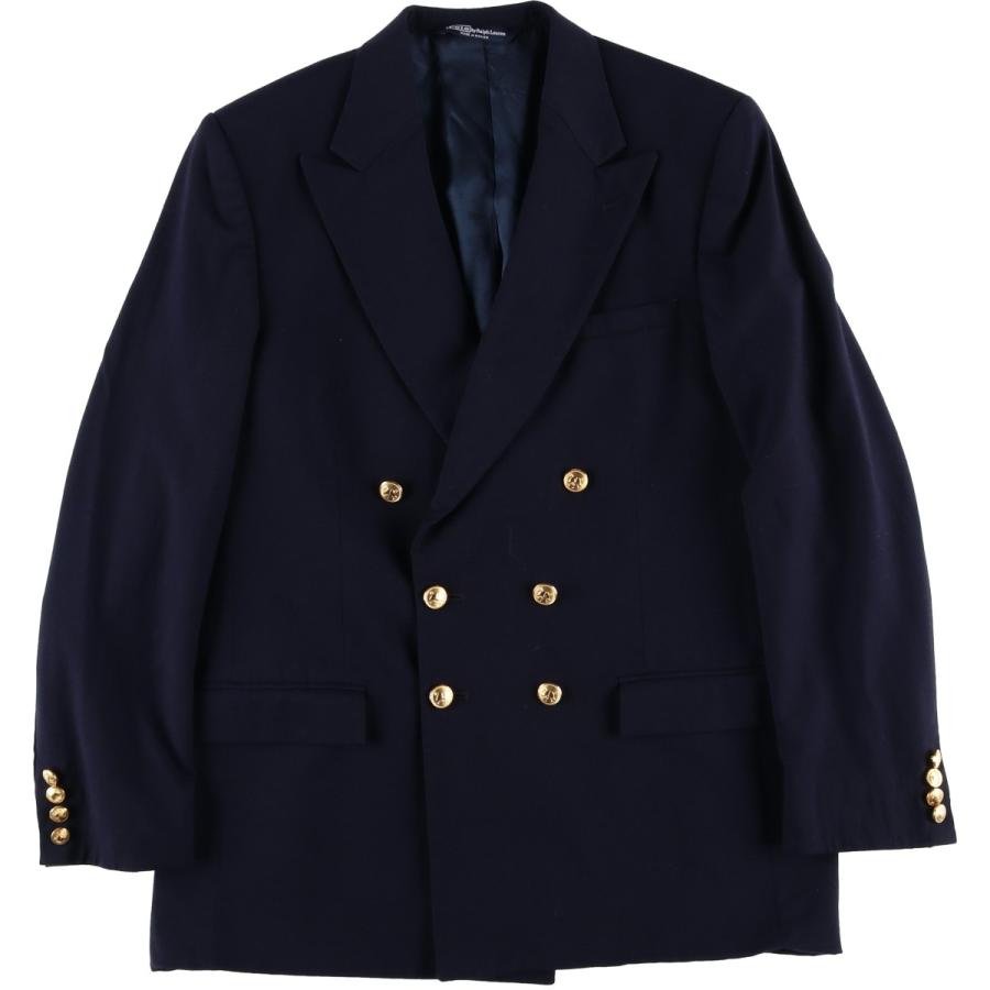 古着 ラルフローレン POLO by Ralph Lauren ダブルブレスト ピークド