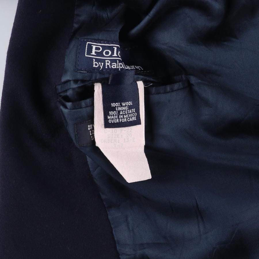 古着 ラルフローレン POLO by Ralph Lauren ダブルブレスト ピークド