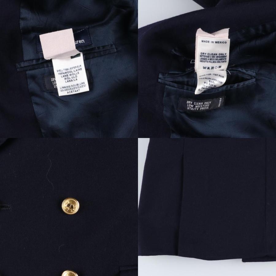 古着 ラルフローレン POLO by Ralph Lauren ダブルブレスト ピークド