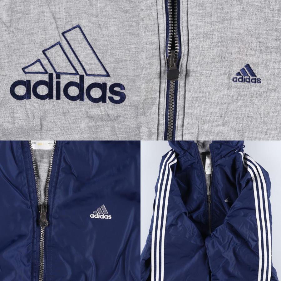 adidas（アディダス） 古着 00年代 バックロゴ リバーシブル 中綿