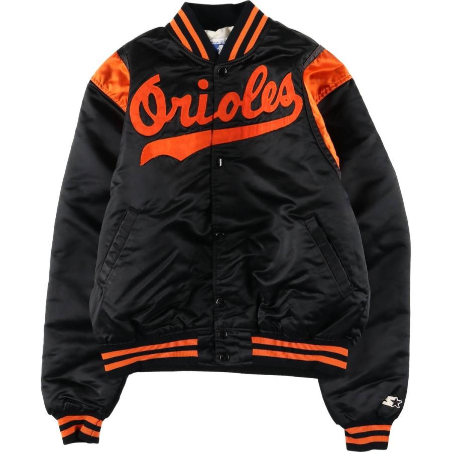 希少美品 90s STARTER スターター MLB ORIOLES スタジャン STARTER（スターター） 古着 80~90年代 ボルチモアオリオールズ