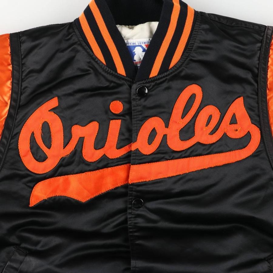 希少美品 90s STARTER スターター MLB ORIOLES スタジャン STARTER（スターター） 古着 80~90年代 ボルチモアオリオールズ
