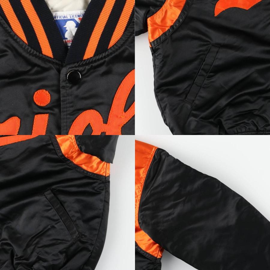 希少美品 90s STARTER スターター MLB ORIOLES スタジャン STARTER（スターター） 古着 80~90年代 ボルチモアオリオールズ