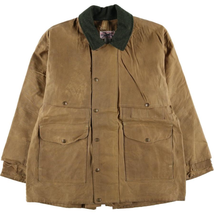 古着 フィルソン FILSON ワックスコットン オイルドジャケット USA製 メンズL相当 ヴィンテージ/eaa619677 FILSON（フィルソン） 古着 ワックスコットン オイルドジャケット USA