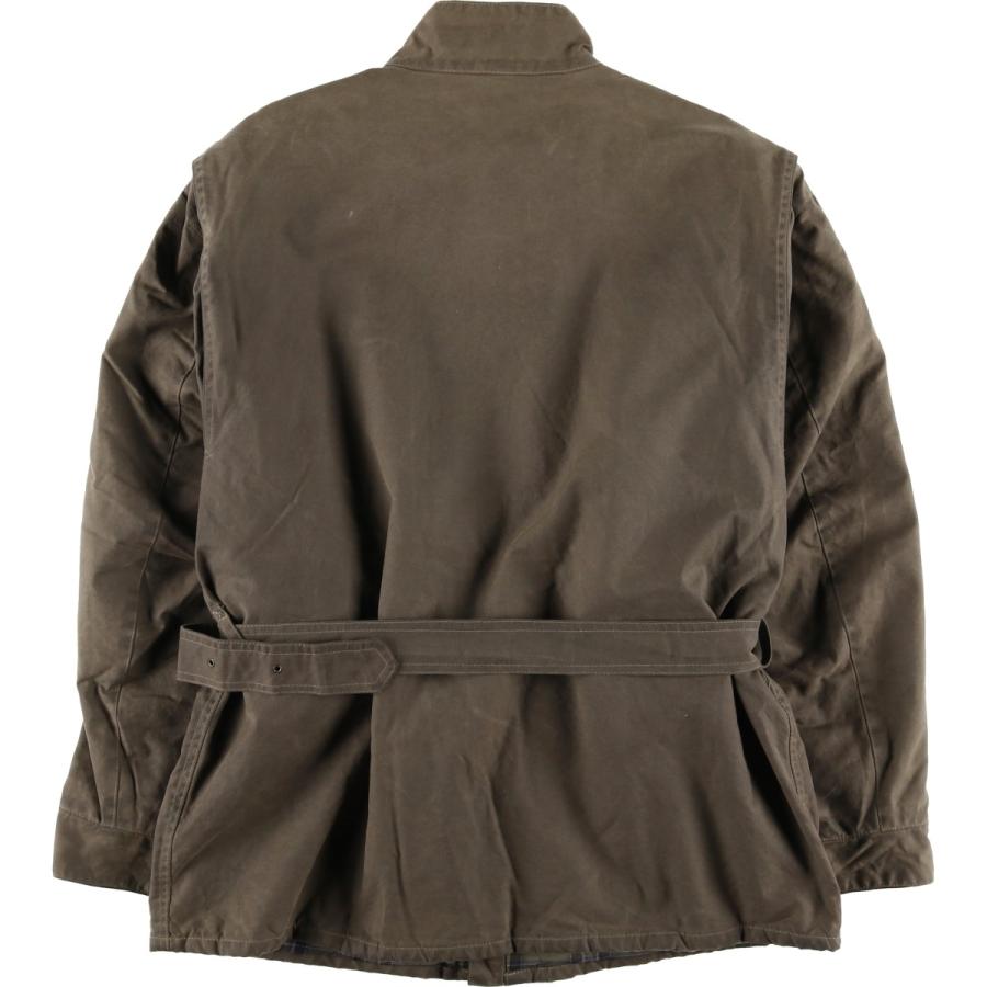 古着 ベルスタッフ Belstaff 中綿入り ワックスコットン オイルドジャケット 英国製 メンズXL相当/eaa619679 BELSTAFF（ベルスタッフ） 古着 中綿入り ワックスコットン オイルド
