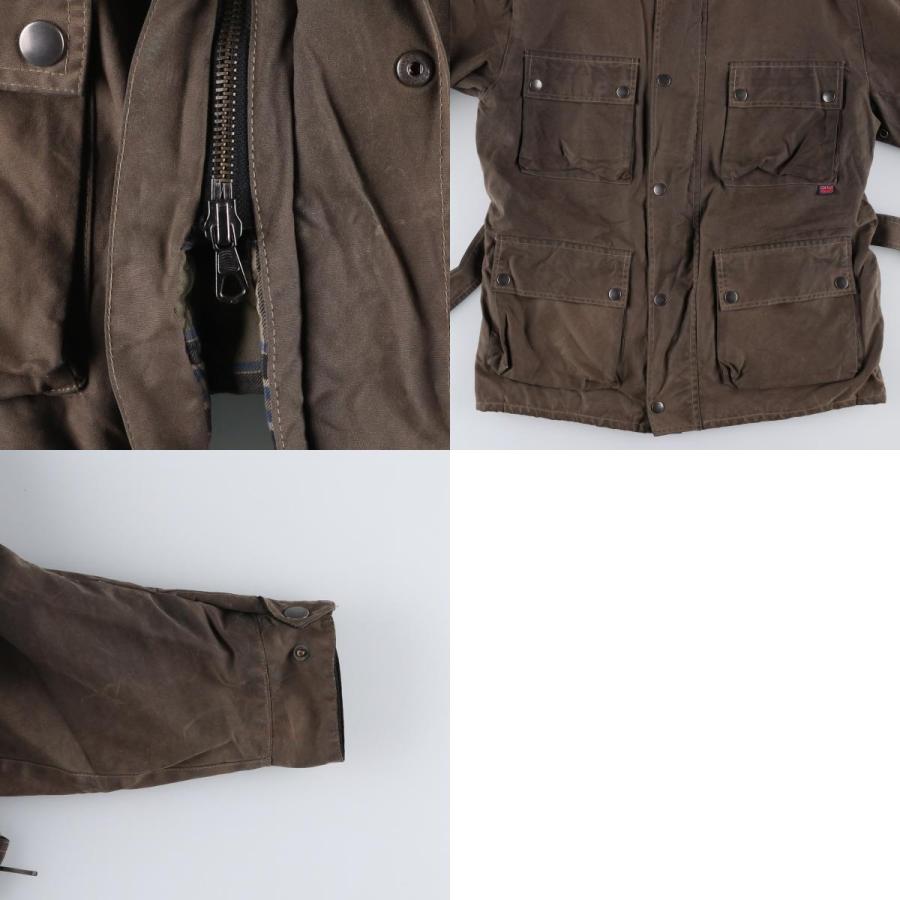 古着 ベルスタッフ Belstaff 中綿入り ワックスコットン オイルドジャケット 英国製 メンズXL相当/eaa619679 BELSTAFF（ベルスタッフ） 古着 中綿入り ワックスコットン オイルド