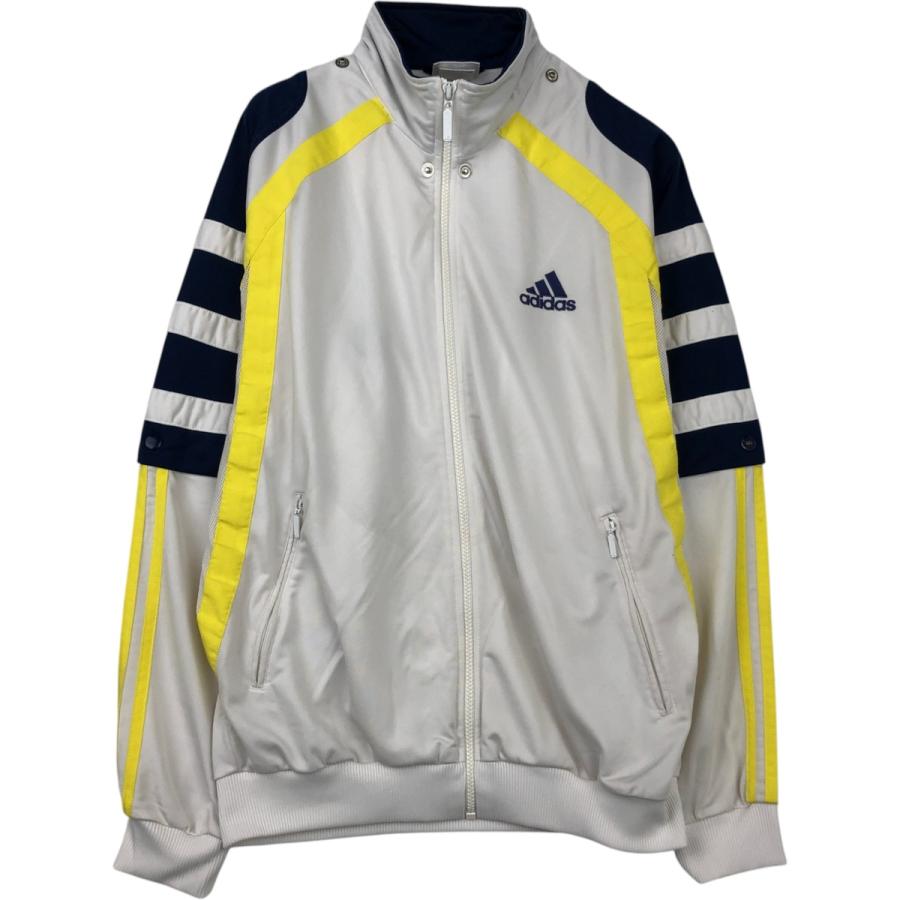 古着 90~00年代 アディダス  バックロゴ 2WAY ジャージ トラックジャケット メンズM相当/eaa619725 adidas（アディダス） 古着 90~00年代 バックロゴ 2WAY ジャージ