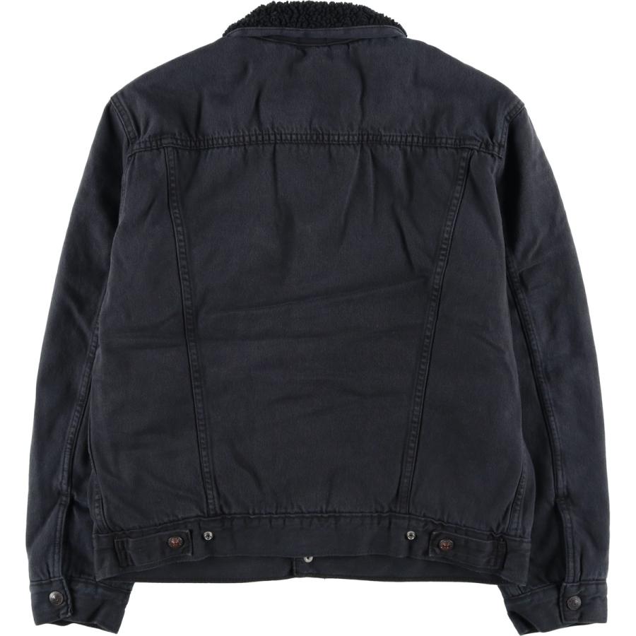 Levi's（リーバイス） 古着 ブラックデニムボアジャケット メンズM相当