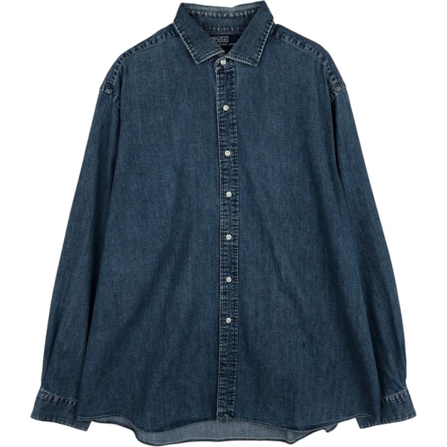 古着 ラルフローレン Ralph Lauren POLO by WESTERTON 長袖 デニム