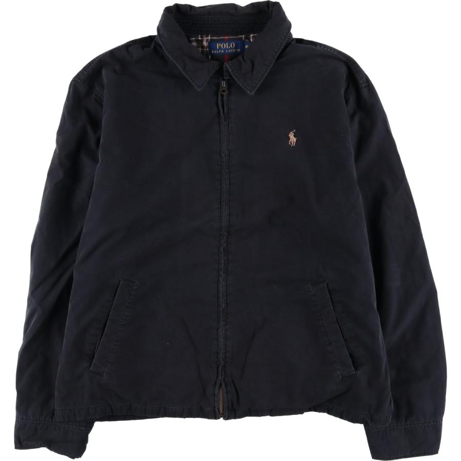ア*カ様 ラルフローレン スウィングトップ ジャケット 古着 XLサイズ ブラッ 古着 ラルフローレン Ralph Lauren POLO RALPH LAUREN スイングトップ