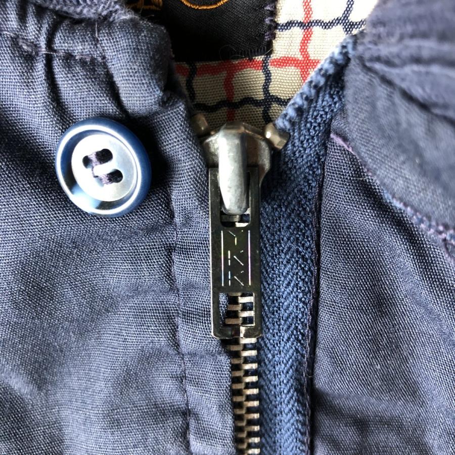 【*ン様 破格オークション70s SirJac ダービージャケット ネイビー　4 Sir Jac CAP SHOULDER DRIZZLER JACKET（40） - 古着屋 ｜ mushroom