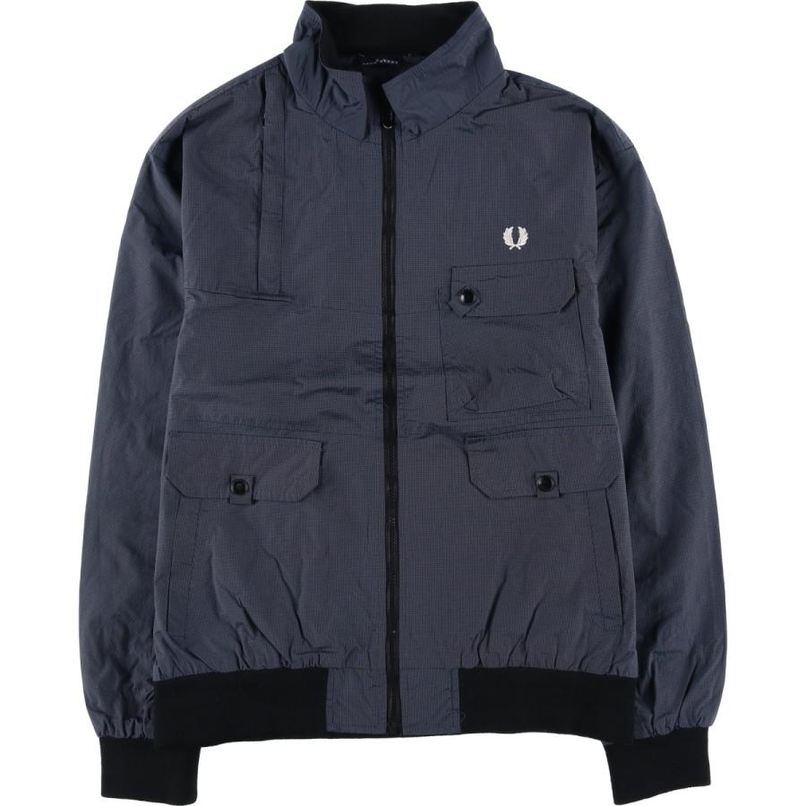FRED PERRY（フレッドペリー） 古着 チェック柄 ナイロンジャケット 