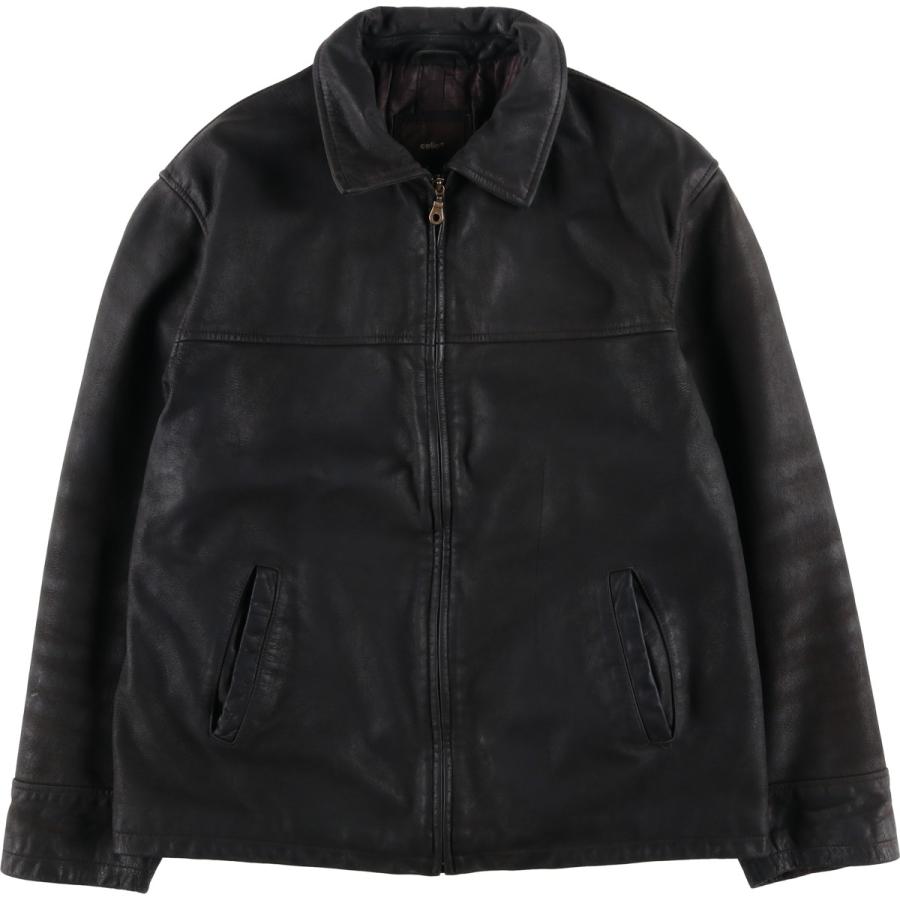 古着 celio スイングトップタイプ レザーブルゾン メンズM相当/eaa620201 古着 celio スイングトップタイプ レザーブルゾン メンズM相当