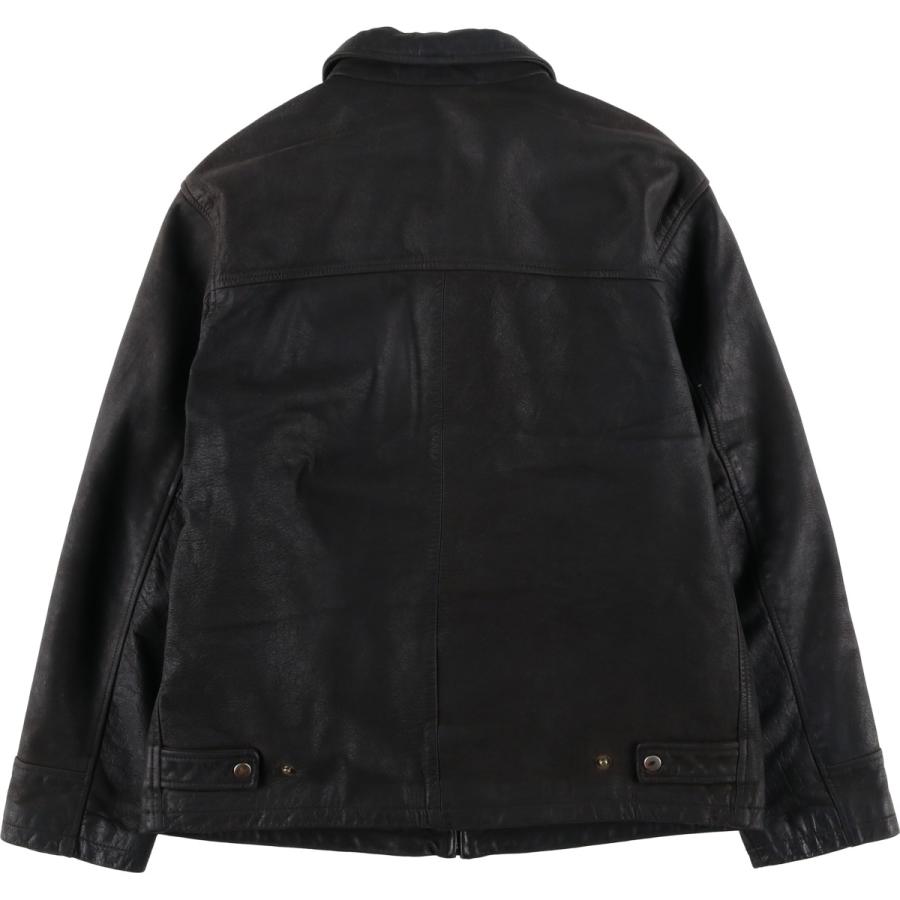 古着 celio スイングトップタイプ レザーブルゾン メンズM相当