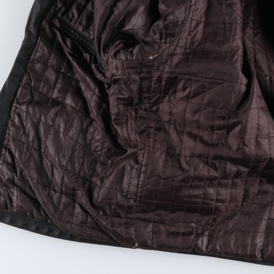 古着 celio スイングトップタイプ レザーブルゾン メンズM相当