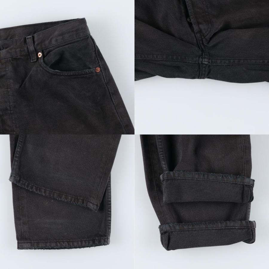 古着 00年代 リーバイス Levi's 0501-0165 ユーロモデル ブラックデニム ストレートデニムパンツ メンズw35相当/eaa620203 Levi's（リーバイス） 古着 00年代 Levi's 0501-0165 ユーロモデル
