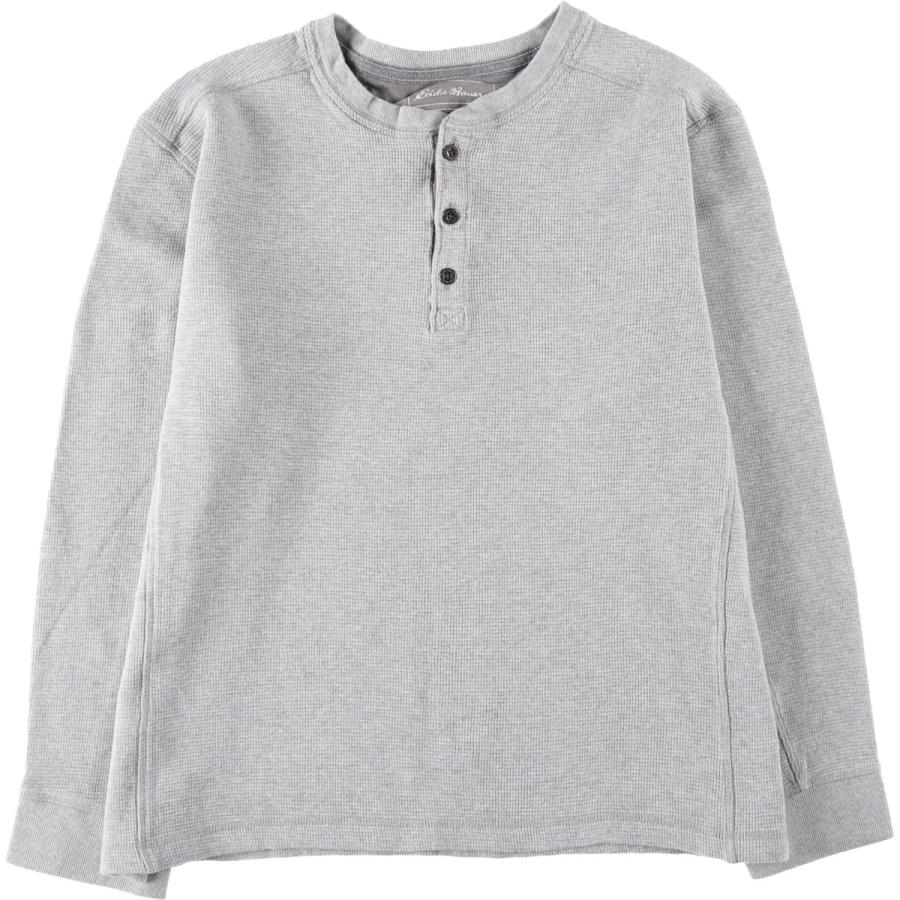 Eddie Bauer（エディーバウアー） 古着 ヘンリーネック サーマルロンT 