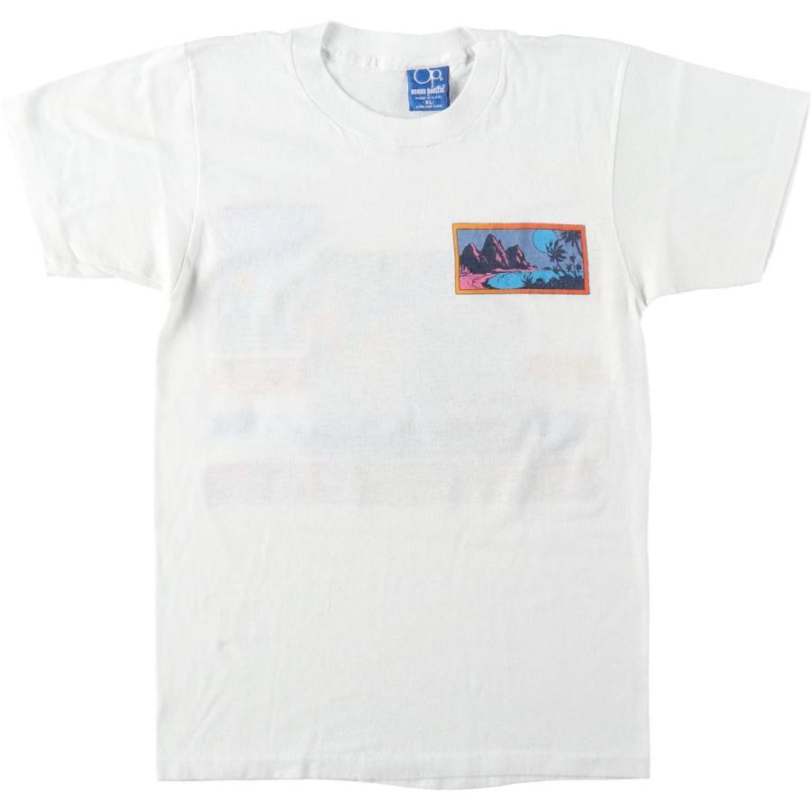 80S usa製 オーシャンパシフィック オールドop Tシャツ XL 総柄 Ocean Pacific（オーシャンパシフィック） 古着 80年代 青タグ サーフ
